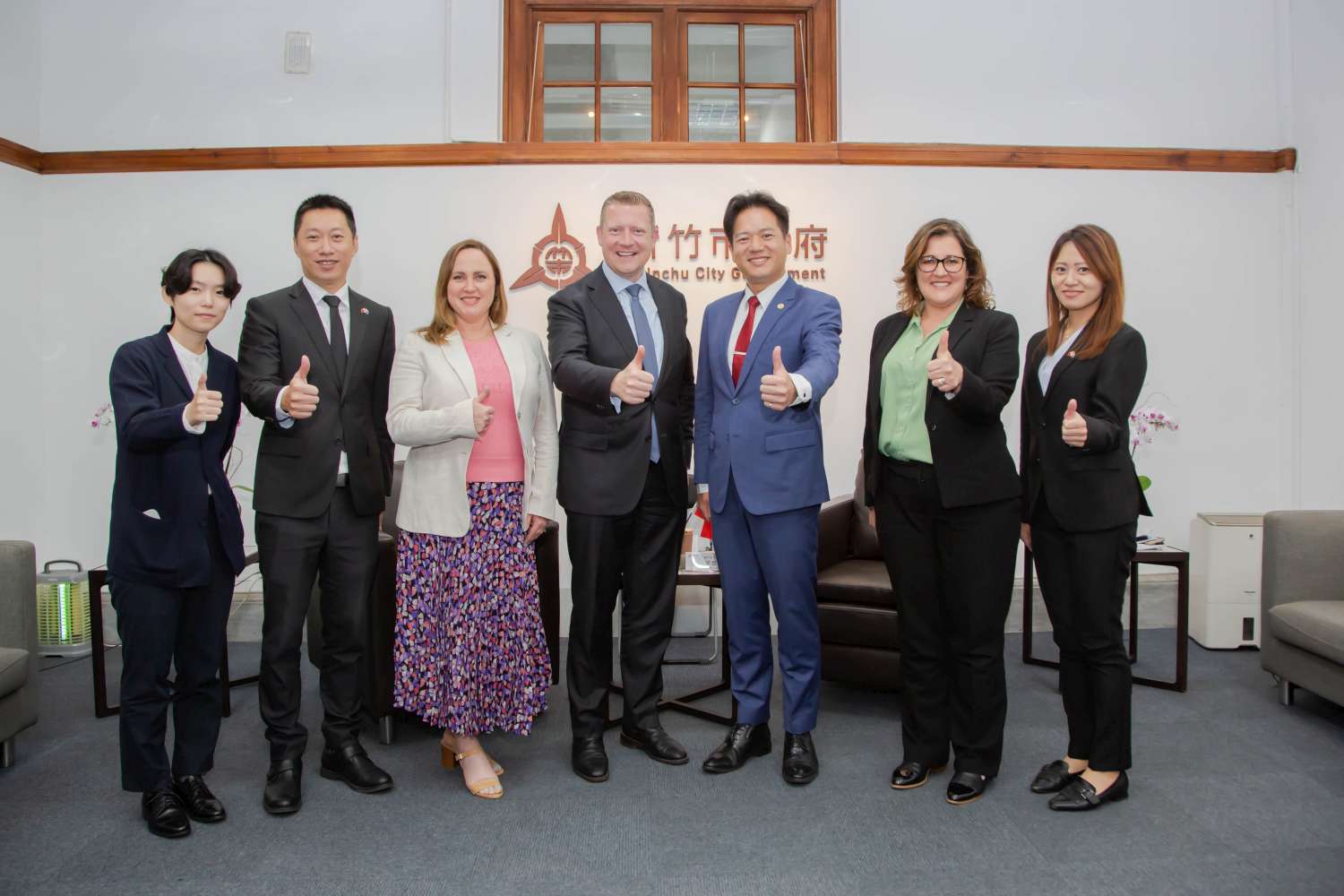 澳洲維多利亞州議會友台小組訪團拜會竹市府