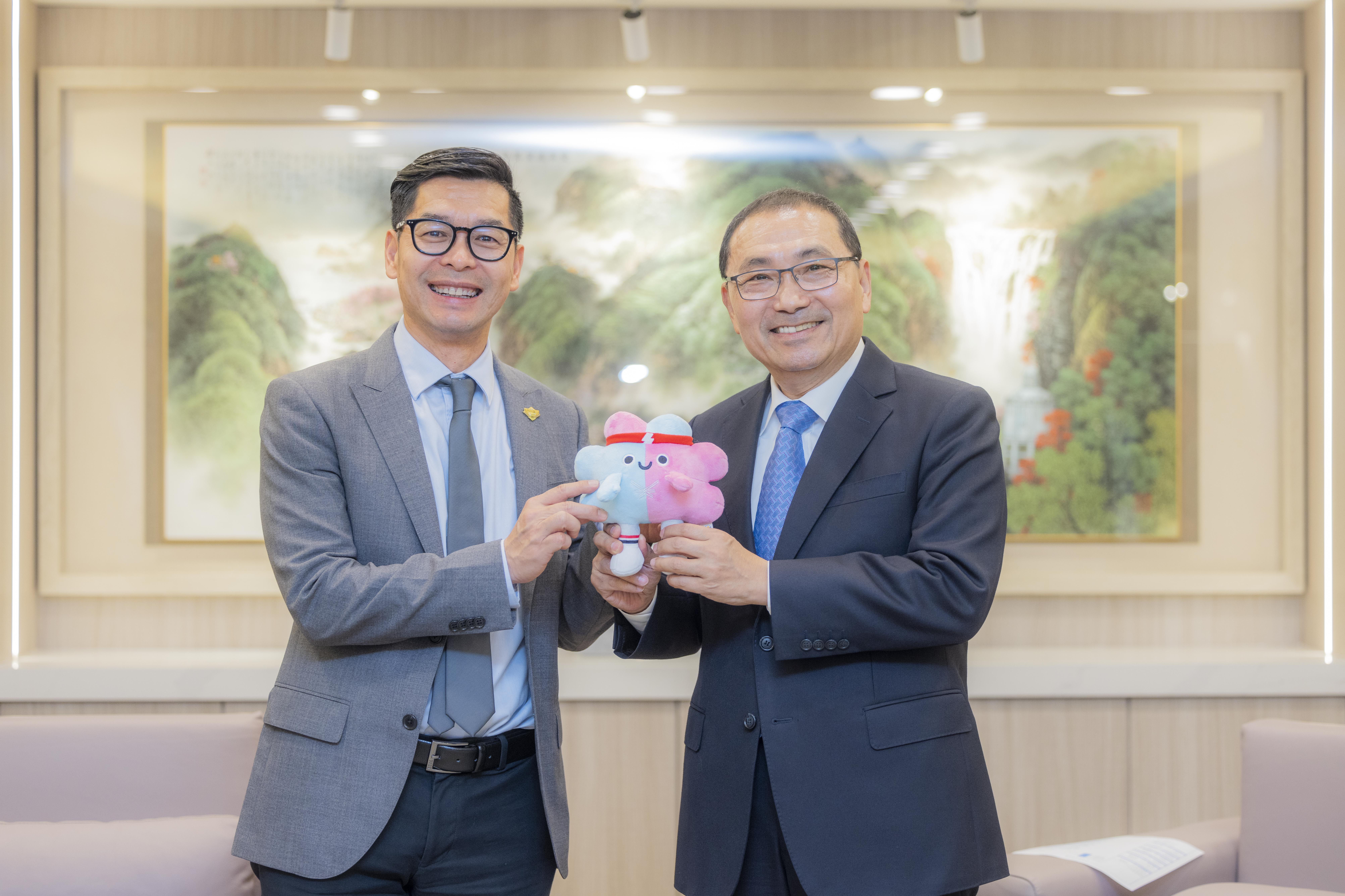 美國華裔民選官員協會拜會侯友宜市長