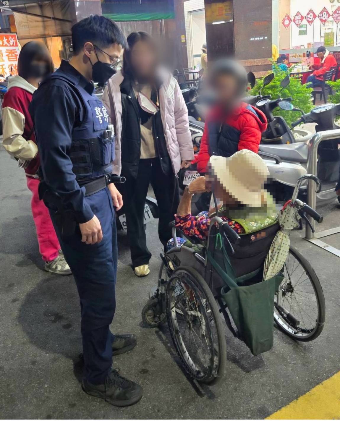 一個小配戴、一個大安心 潭子警助失智老婦回家