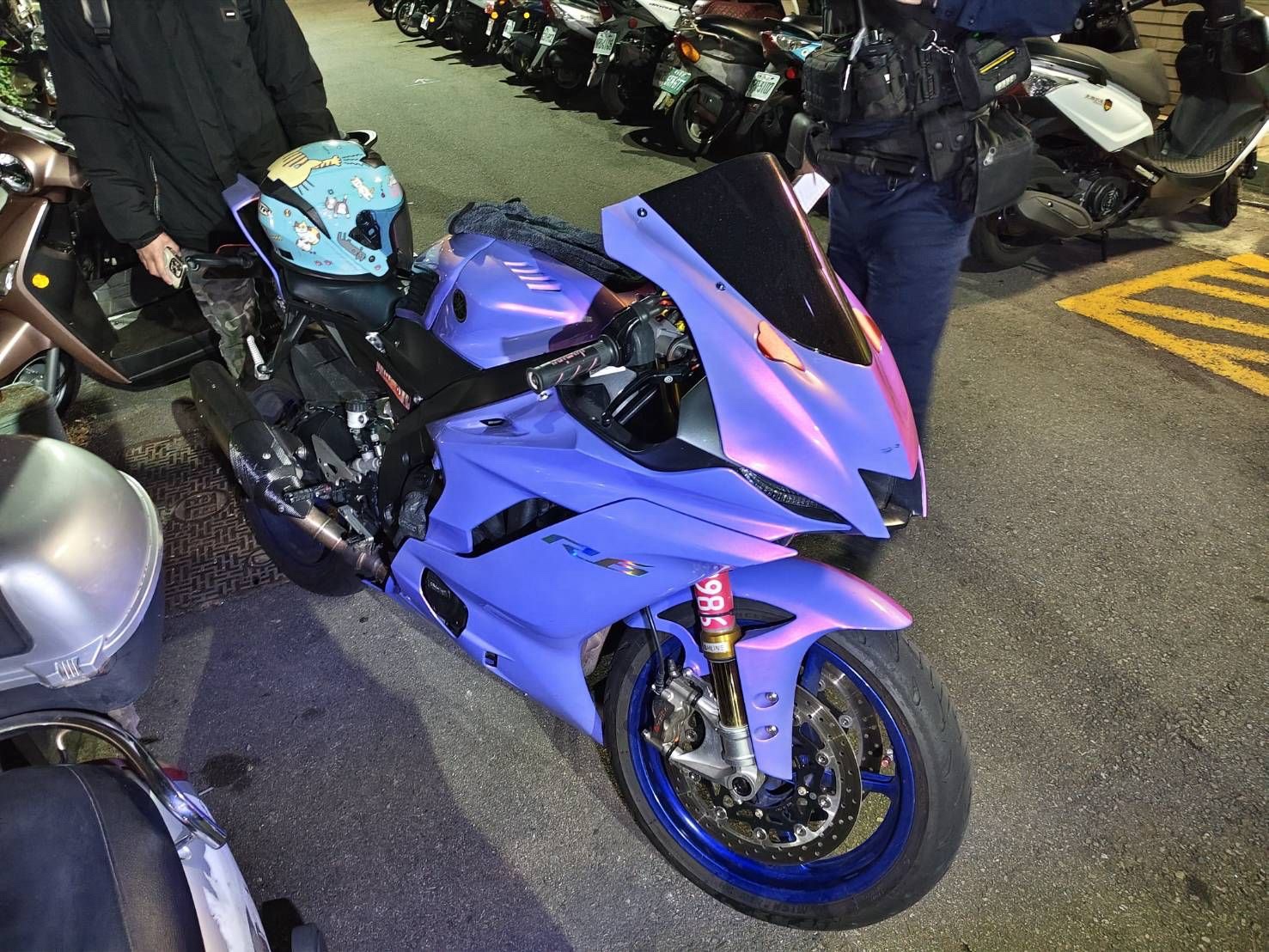 大型重機車遭人撞倒受損　警鎖定特定犯嫌全力追查究辦