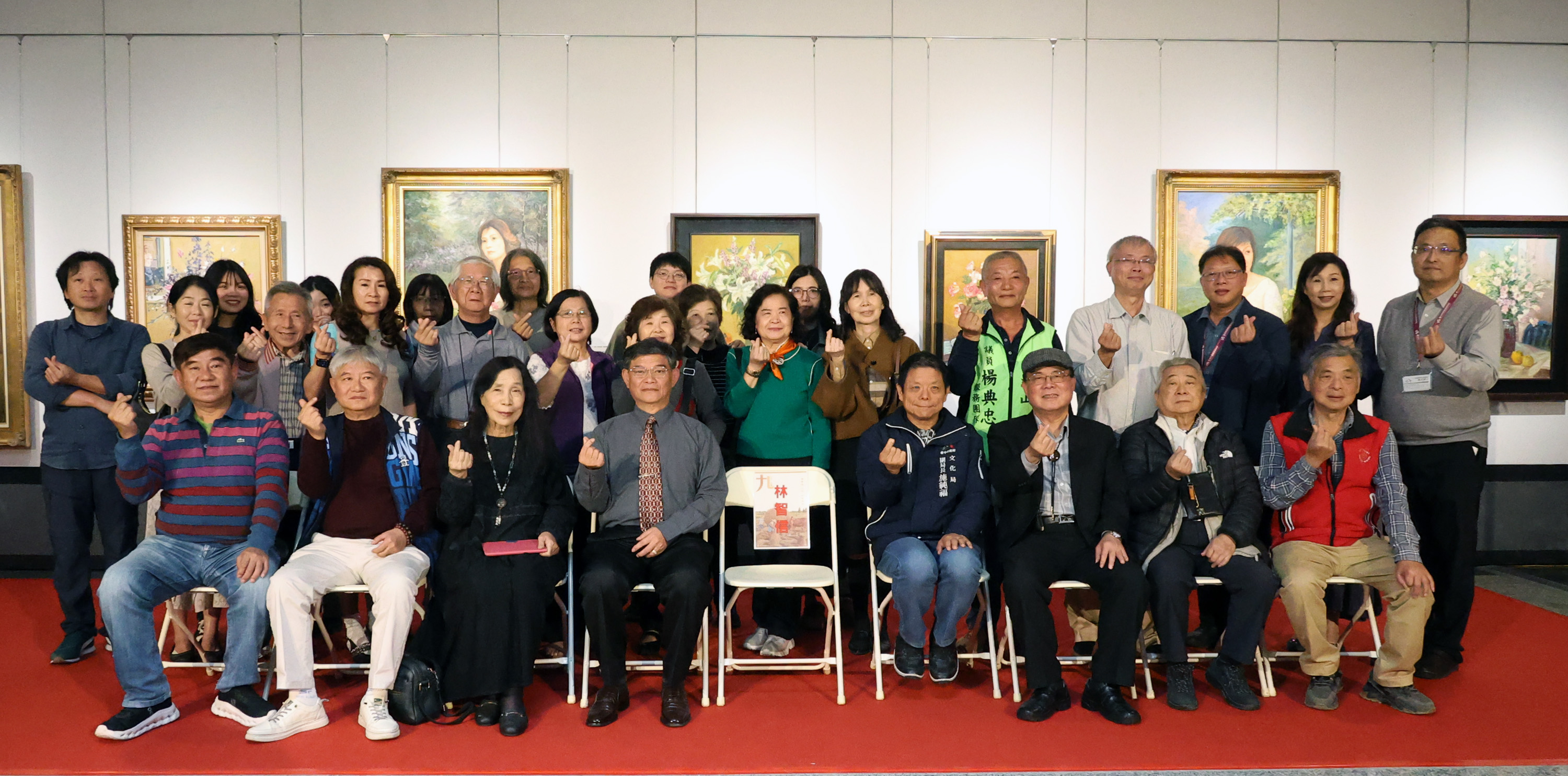 情牽本土一生筆墨　林智信《九十．藝境》油畫雕塑個展港區藝術中心登場